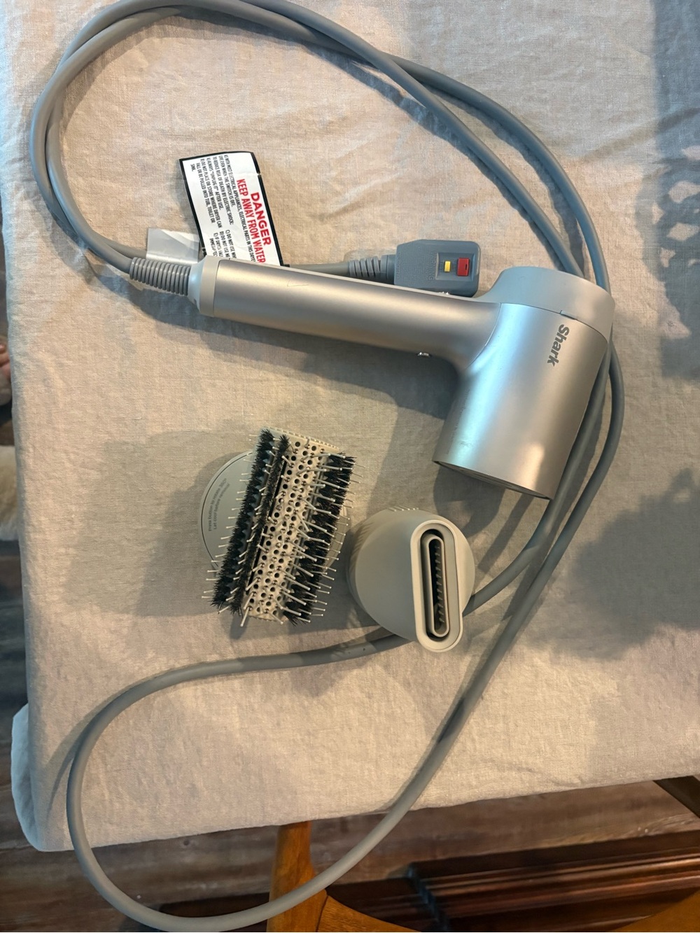 Shark Hyper Hair Dryer with styling attachments